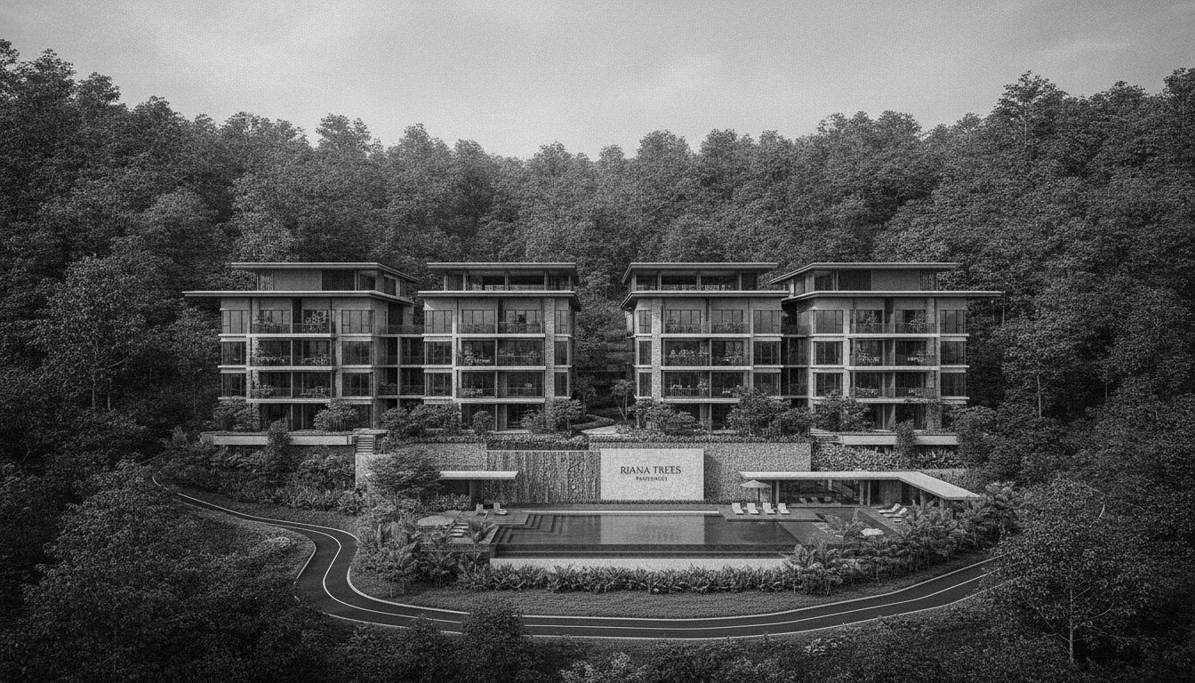 Artist impression of Riana Trees Residences nestled in the Taman Rimba Bukit Kerinchi forest reserve