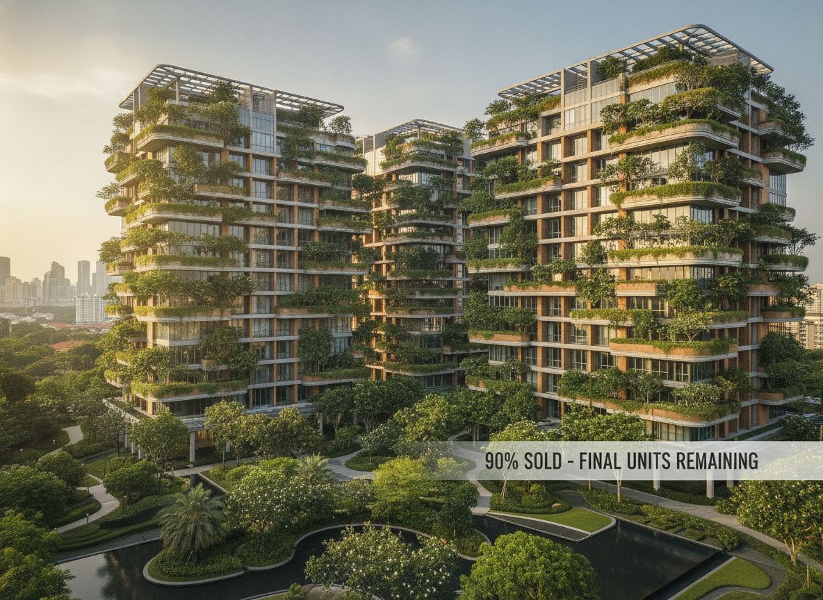 Aerial view of Riana Trees Residences within the Pantai Sentral Park township